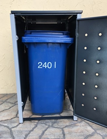 BBT@ | Hochwertige Mülltonnenbox für 3 Tonnen je 240 Liter