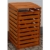 PROMADINO Mülltonnenbox, für 1x120 l aus Holz braun